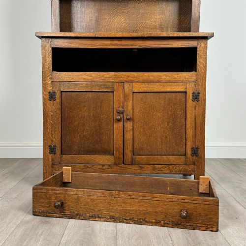 ANTIQUE 20TH CENTURY GOOD QUALITY DRESSER IN OAK - ADDITIONAL PHOTO 9