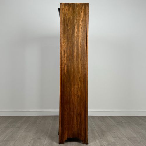 ANTIQUE 20TH CENTURY ART NOUVEAU STYLE OAK WARDROBE - ADDITIONAL PHOTO 3