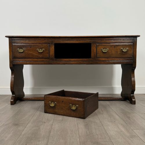 ANTIQUE 20TH CENTURY FINE QUALITY SIDEBOARD IN OAK - ADDITIONAL PHOTO 9