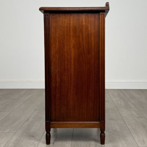 ANTIQUE 20TH CENTURY GOOD QUALITY POT CUPBOARD IN MAHOGANY - ADDITIONAL PHOTO 3