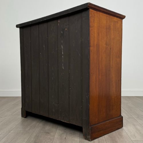 ANTIQUE 20TH CENTURY GOOD QUALITY WALNUT CHEST OF DRAWERS - ADDITIONAL PHOTO 5