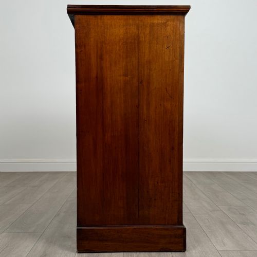 ANTIQUE 20TH CENTURY GOOD QUALITY WALNUT CHEST OF DRAWERS - ADDITIONAL PHOTO 6