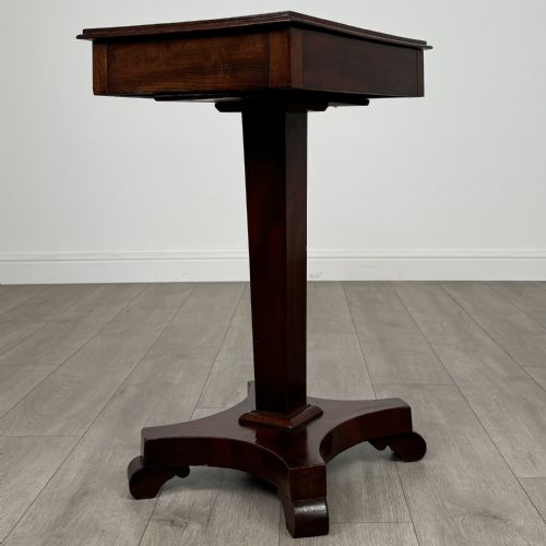 ANTIQUE 19TH CENTURY SIDE TABLE IN MAHOGANY - ADDITIONAL PHOTO 3