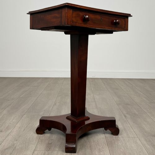 ANTIQUE 19TH CENTURY SIDE TABLE IN MAHOGANY - ADDITIONAL PHOTO 8