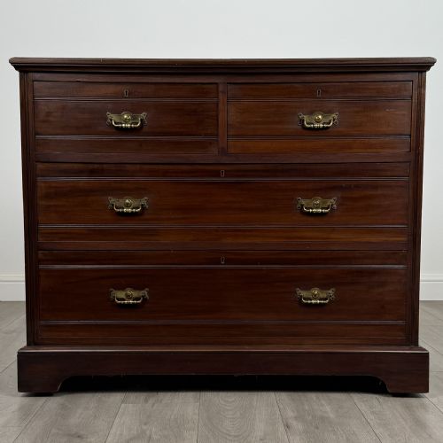 antique 20th century chest of drawers in walnut - CATEGORY: ANTIQUE CHEST OF DRAWERS - DATED EDWARDIAN
