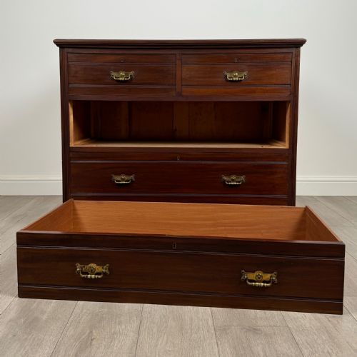 ANTIQUE 20TH CENTURY CHEST OF DRAWERS IN WALNUT - ADDITIONAL PHOTO 9