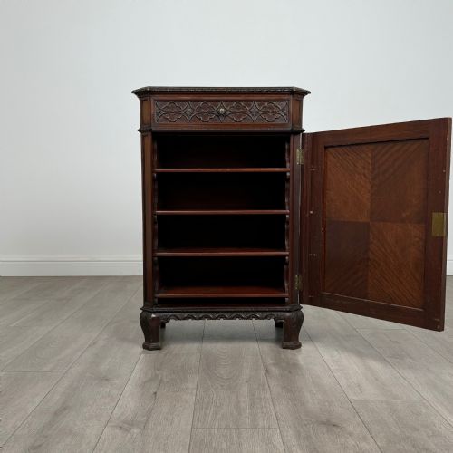 ANTIQUE 20TH CENTURY FINE QUALITY CABINET IN MAHOGANY - ADDITIONAL PHOTO 1