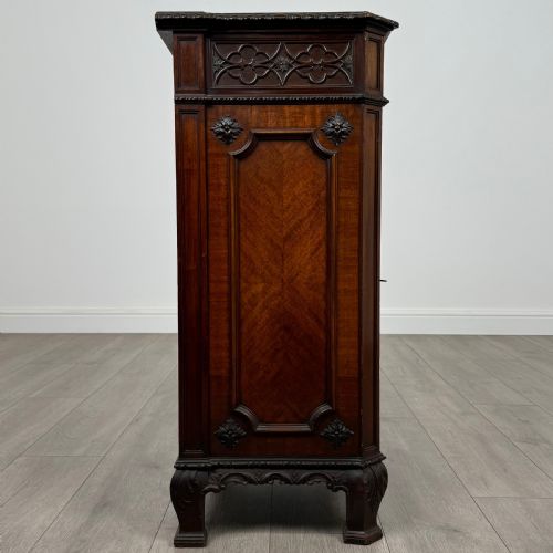 ANTIQUE 20TH CENTURY FINE QUALITY CABINET IN MAHOGANY - ADDITIONAL PHOTO 7