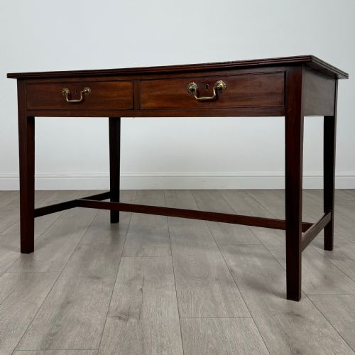 ANTIQUE 18TH CENTURY WRITING TABLE IN MAHOGANY - ADDITIONAL PHOTO 1