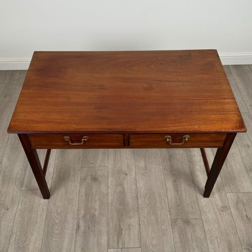 ANTIQUE 18TH CENTURY WRITING TABLE IN MAHOGANY - ADDITIONAL PHOTO 8