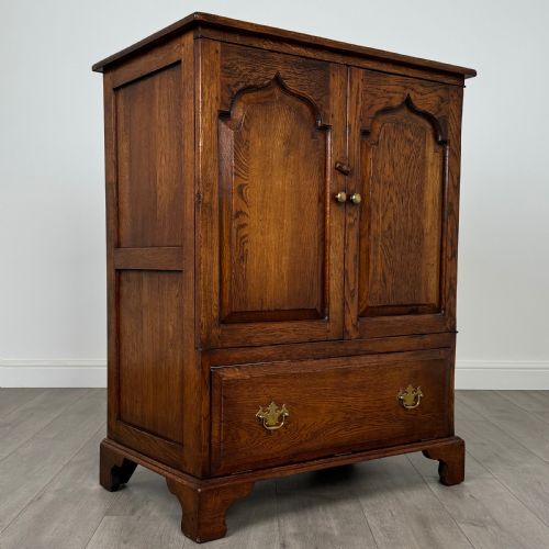 ANTIQUE 20TH CENTURY CUPBOARD IN OAK - ADDITIONAL PHOTO 8
