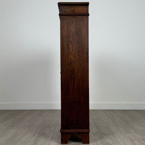 ANTIQUE 20TH CENTURY DISPLAY CABINET IN OAK - ADDITIONAL PHOTO 3