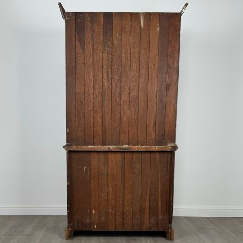 ANTIQUE 20TH CENTURY FINE QUALITY BOOKCASE IN OAK - ADDITIONAL PHOTO 6