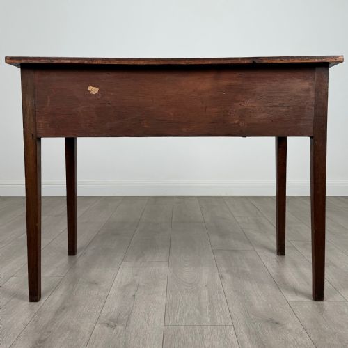 ANTIQUE 19TH CENTURY GOOD QUALITY WRITING TABLE IN MAHOGANY - ADDITIONAL PHOTO 4