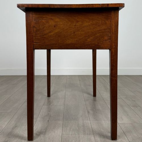 ANTIQUE 19TH CENTURY GOOD QUALITY WRITING TABLE IN MAHOGANY - ADDITIONAL PHOTO 6