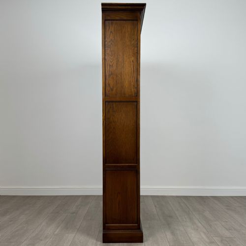 ANTIQUE 20TH CENTURY CARVED OPEN BOOKCASE IN OAK - ADDITIONAL PHOTO 7