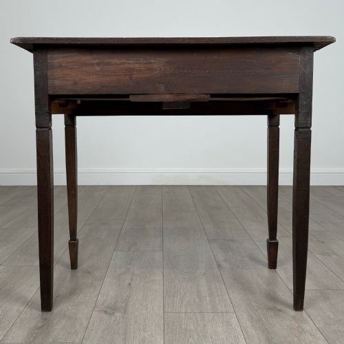 ANTIQUE 20TH CENTURY WRITING TABLE IN OAK - ADDITIONAL PHOTO 4