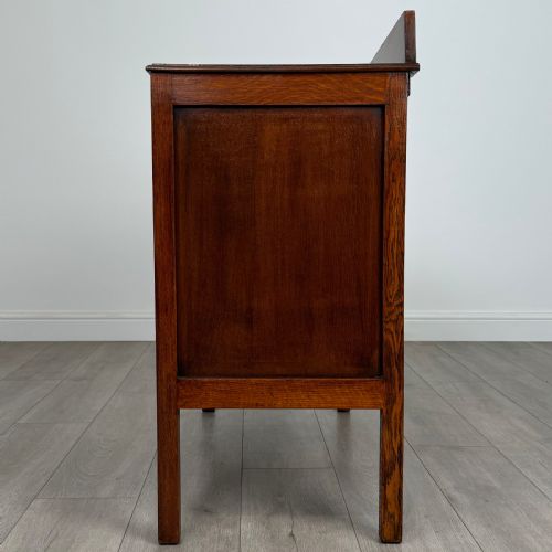 ANTIQUE 20TH CENTURY GOLDEN OAK CHEST OF DRAWERS - ADDITIONAL PHOTO 2