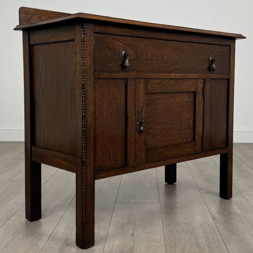 ANTIQUE 20TH CENTURY GOOD QUALITY CUPBOARD IN OAK - ADDITIONAL PHOTO 8