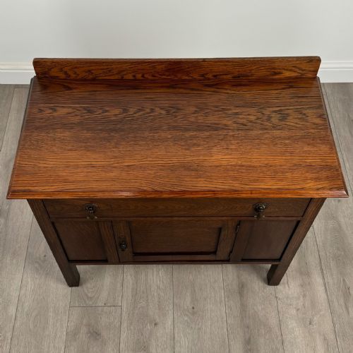 ANTIQUE 20TH CENTURY GOOD QUALITY CUPBOARD IN OAK - ADDITIONAL PHOTO 9