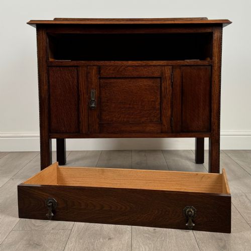 ANTIQUE 20TH CENTURY GOOD QUALITY CUPBOARD IN OAK - ADDITIONAL PHOTO 10