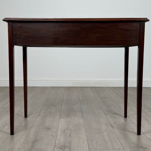 ANTIQUE 20TH CENTURY FINE QUALITY WRITING TABLE IN MAHOGANY - ADDITIONAL PHOTO 4