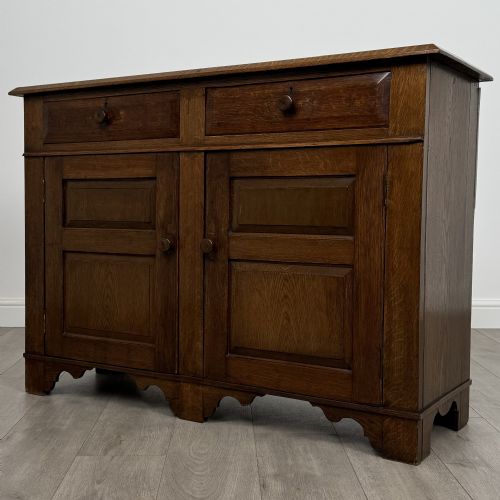 ANTIQUE 20TH CENTURY GOOD QUALITY SIDEBOARD IN OAK - ADDITIONAL PHOTO 2