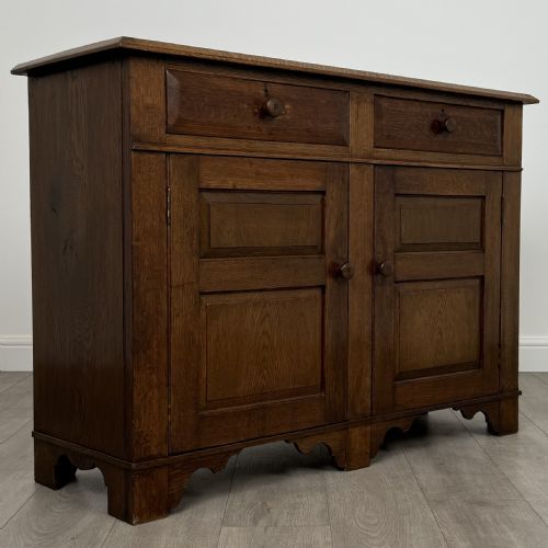 ANTIQUE 20TH CENTURY GOOD QUALITY SIDEBOARD IN OAK - ADDITIONAL PHOTO 8