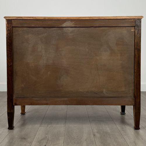 ANTIQUE 20TH CENTURY GOLDEN OAK CHEST OF DRAWERS - ADDITIONAL PHOTO 4