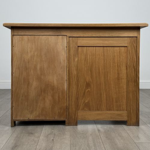 VINTAGE 20TH CENTURY GOOD QUALITY GOLDEN OAK DESK - ADDITIONAL PHOTO 5