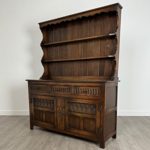 ANTIQUE 20TH CENTURY GOOD QUALITY DRESSER IN OAK - ADDITIONAL PHOTO 2