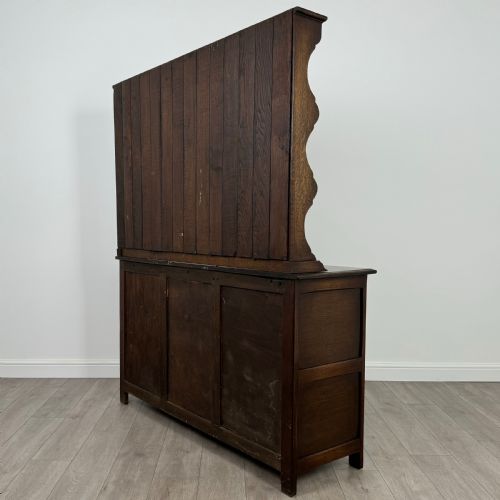 ANTIQUE 20TH CENTURY GOOD QUALITY DRESSER IN OAK - ADDITIONAL PHOTO 6
