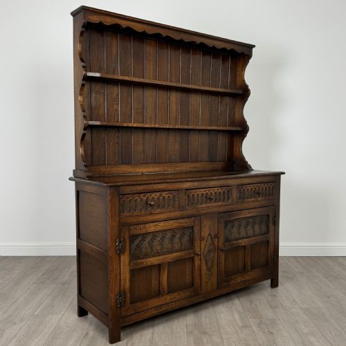 ANTIQUE 20TH CENTURY GOOD QUALITY DRESSER IN OAK - ADDITIONAL PHOTO 8
