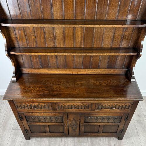 ANTIQUE 20TH CENTURY GOOD QUALITY DRESSER IN OAK - ADDITIONAL PHOTO 9
