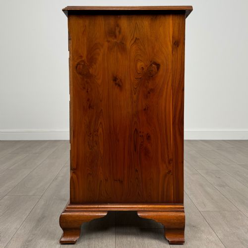 ANTIQUE 20TH CENTURY CHEST OF DRAWERS IN YEW WOOD - ADDITIONAL PHOTO 2