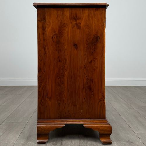 ANTIQUE 20TH CENTURY CHEST OF DRAWERS IN YEW WOOD - ADDITIONAL PHOTO 6