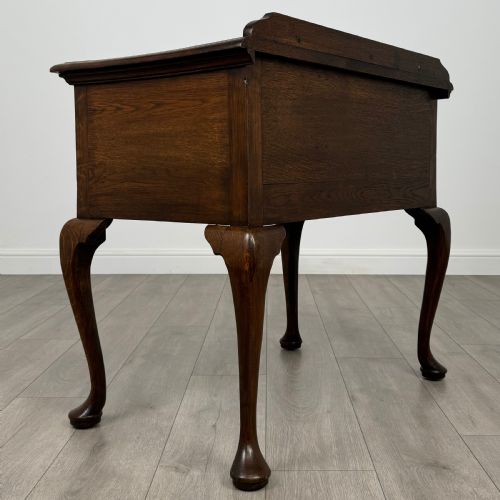 ANTIQUE 20TH CENTURY FINE QUALITY LOWBOY SIDE TABLE IN OAKANTIQUE 20TH CENTURY FINE QUALITY LOWBOY SIDE TABLE IN OAK - ADDITIONAL PHOTO 3