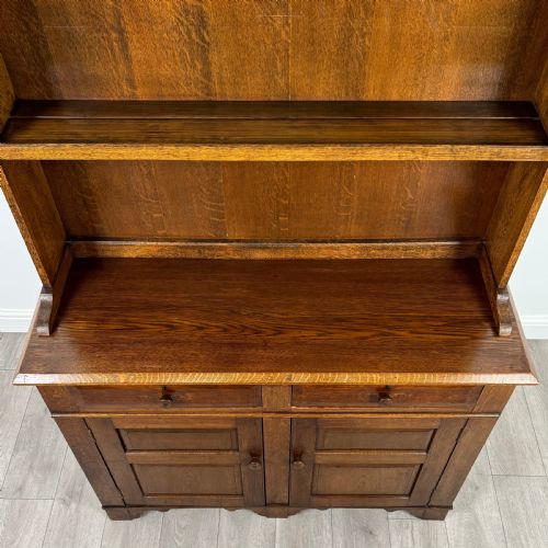 ANTIQUE 20TH CENTURY GOOD QUALITY DRESSER IN OAK - ADDITIONAL PHOTO 9