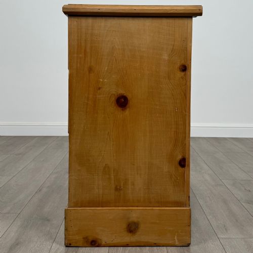 ANTIQUE 19TH CENTURY PINE CHEST OF DRAWERS - ADDITIONAL PHOTO 2