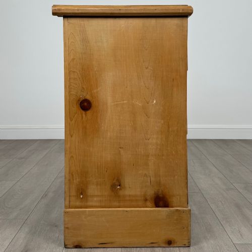 ANTIQUE 19TH CENTURY PINE CHEST OF DRAWERS - ADDITIONAL PHOTO 6