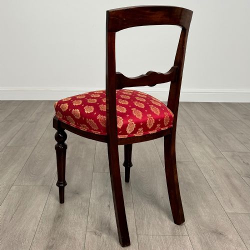 ANTIQUE 19TH CENTURY SET OF 6 FINE QUALITY DINING CHAIRS - ADDITIONAL PHOTO 2