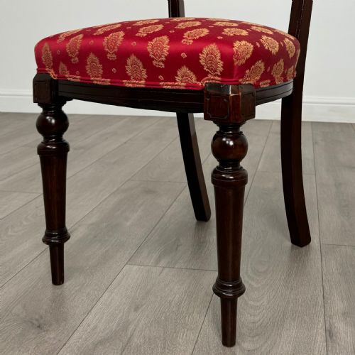 ANTIQUE 19TH CENTURY SET OF 6 FINE QUALITY DINING CHAIRS - ADDITIONAL PHOTO 4