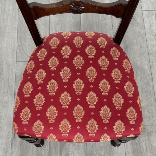 ANTIQUE 19TH CENTURY SET OF 6 FINE QUALITY DINING CHAIRS - ADDITIONAL PHOTO 6