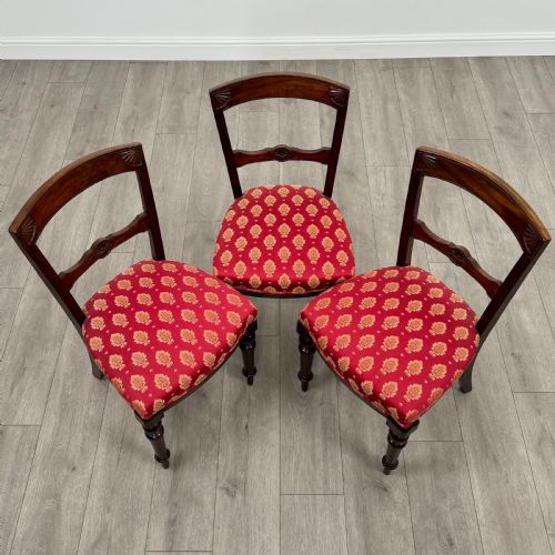 ANTIQUE 19TH CENTURY SET OF 6 FINE QUALITY DINING CHAIRS - ADDITIONAL PHOTO 7