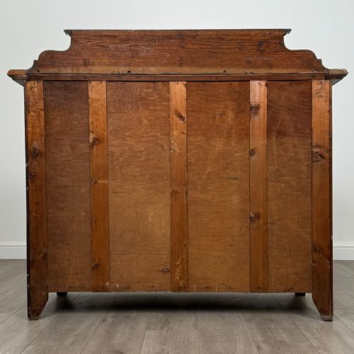 ANTIQUE 20TH CENTURY ART NOUVEAU STYLE SIDEBOARD IN OAK - ADDITIONAL PHOTO 5