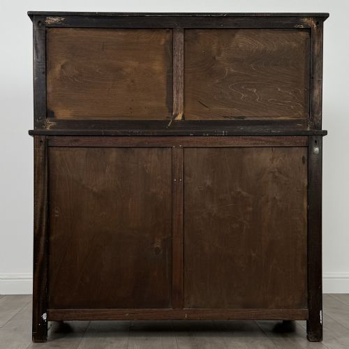 ANTIQUE 20TH CENTURY COURT CUPBOARD IN OAK - ADDITIONAL PHOTO 5