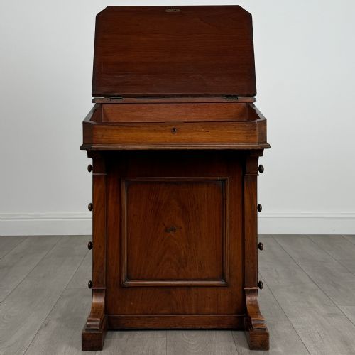 ANTIQUE 19TH CENTURY DAVENPORT DESK IN WALNUT - ADDITIONAL PHOTO 2
