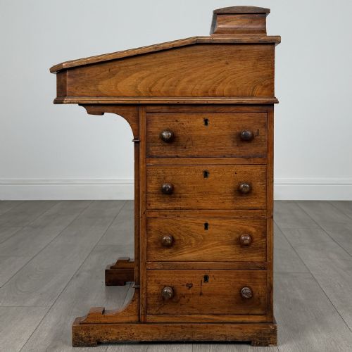 ANTIQUE 19TH CENTURY DAVENPORT DESK IN WALNUT - ADDITIONAL PHOTO 3