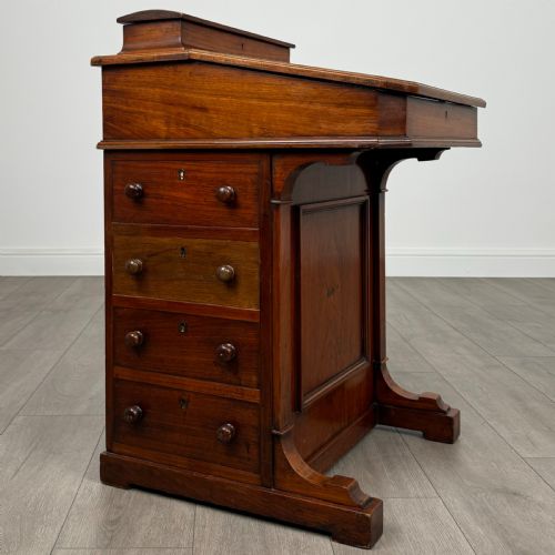 ANTIQUE 19TH CENTURY DAVENPORT DESK IN WALNUT - ADDITIONAL PHOTO 8