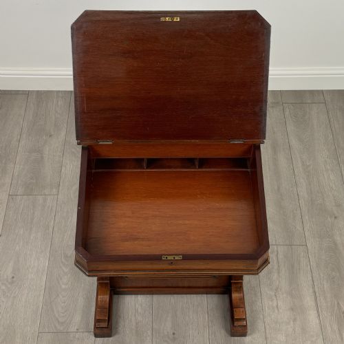 ANTIQUE 19TH CENTURY DAVENPORT DESK IN WALNUT - ADDITIONAL PHOTO 12